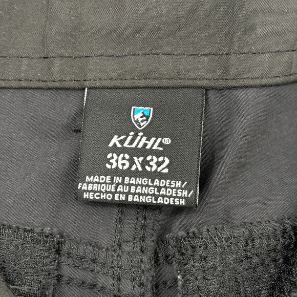 Kuhl Renegade Pants Mens Size 36 Black Hiking Nylon Stretch Lightweight - Picture 5 of 15
